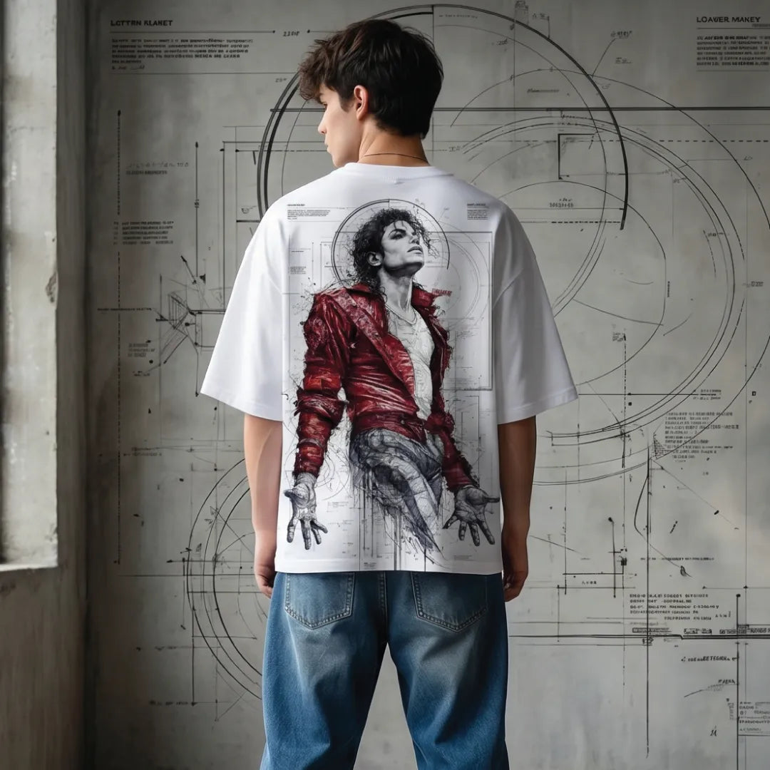 Michael Jackson Graphic Oversized T-Shirt