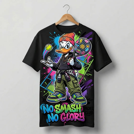 No Smash No Glory – Street Padel Graphic T-Shirt (Unisex)