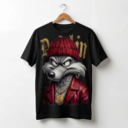 Dublin Fox Graphic T-Shirt for Boys – Oversized Streetwear Tee | Marten Streetwear