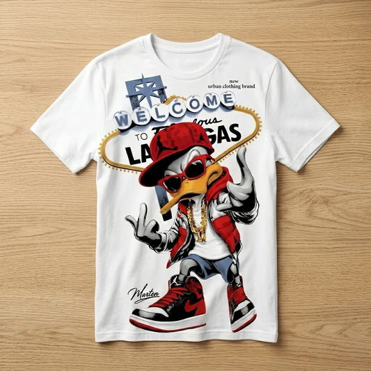 Buy Streetwear Graphic Tees in Pakistan | Marten Streetwear "Vegas Duck"