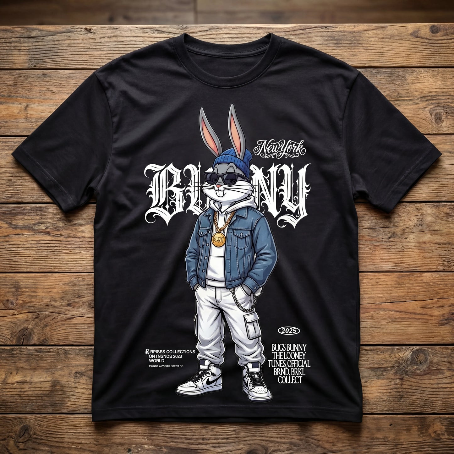 Newyork Bunny Oversized Streetwear T-Shirt – Premium Graphic