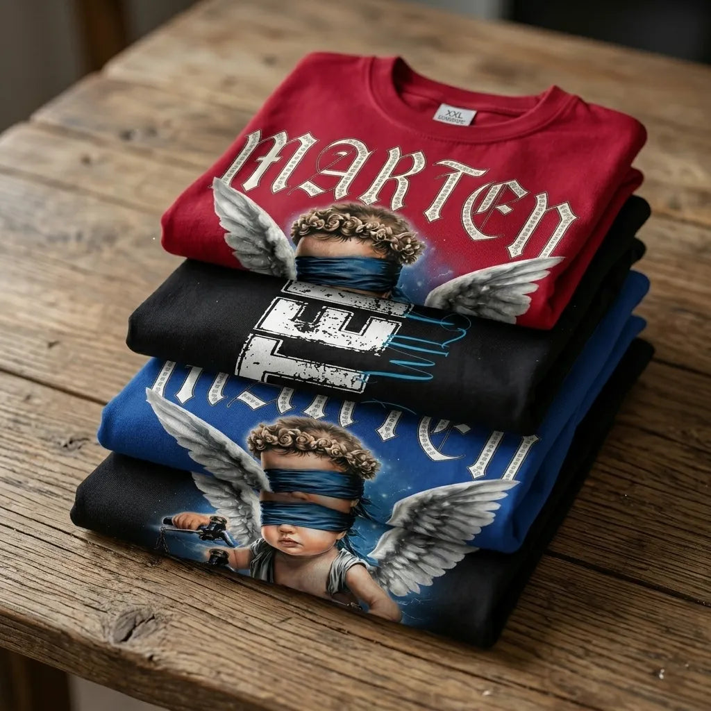 Marten Streetwear: The "Born to Wild" Heavyweight Oversized T-Shirt