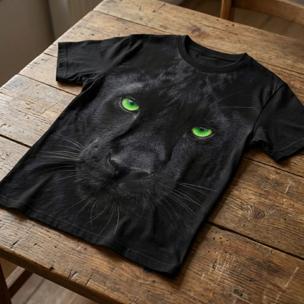 Shadow Predator // Emerald Eye Oversized Graphic Tee