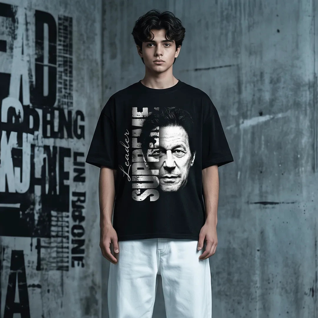 Imran Khan Leader Graphic T-Shirt – Premium Oversized Streetwear Tee