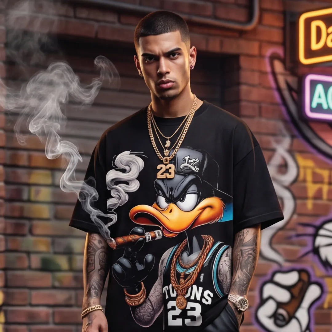 The "Daffy 23" Oversized Graphic Tee