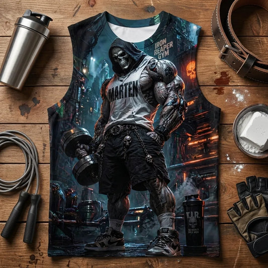 Iron Reaper Gym Oversized Sleeveless T-Shirt