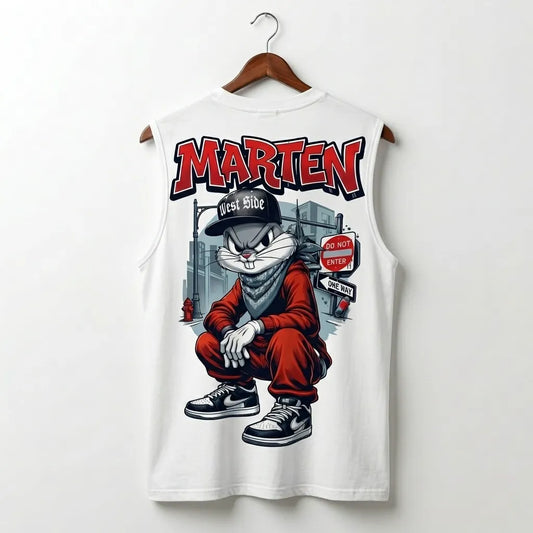 Marten "Urban Rebel" Oversized Sleeveless Tee