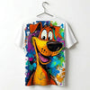 Scooby-Doo Graffiti Graphic Oversized T-Shirt - Black Drop Shoulder