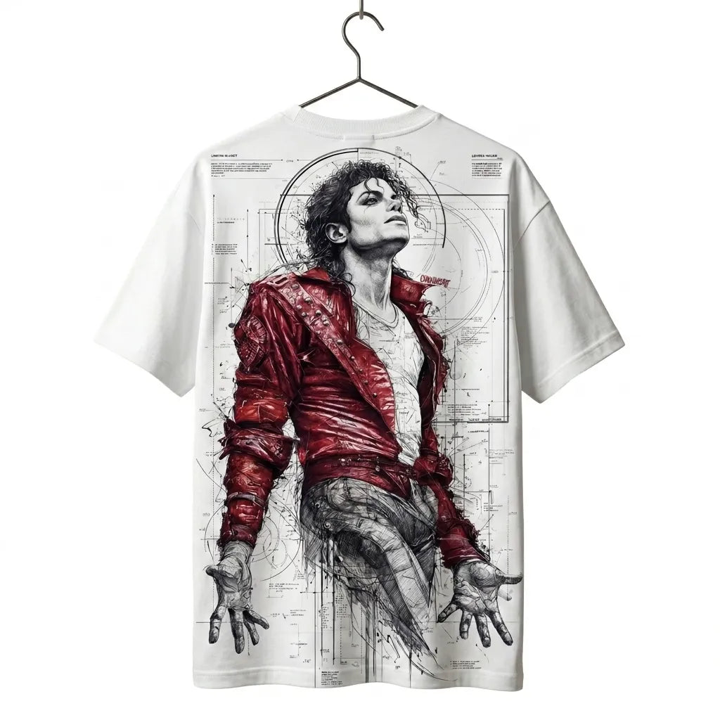 Michael Jackson Graphic Oversized T-Shirt 