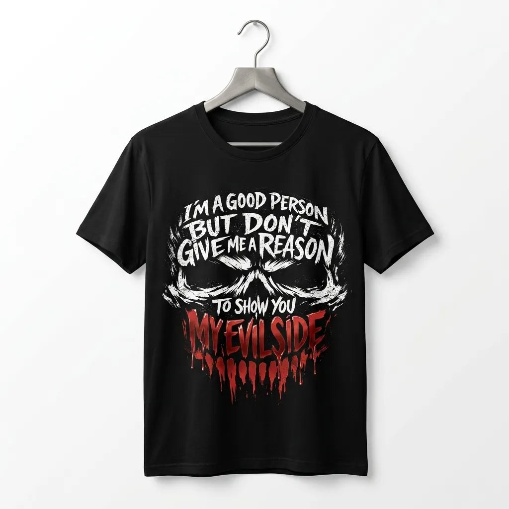"The Evil Side" Premium Graphic Tee – Marten Streetwear