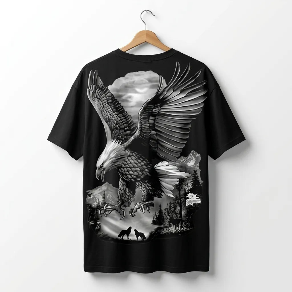 The "Apex Eagle" Premium Oversized Tee