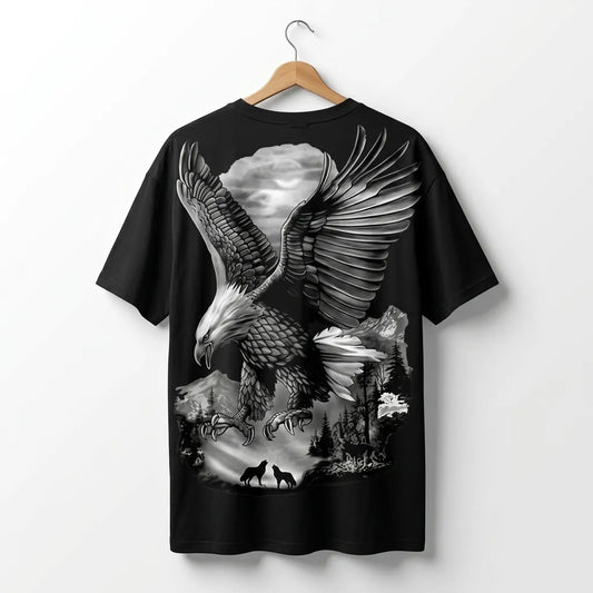 The "Apex Eagle" Premium Oversized Tee