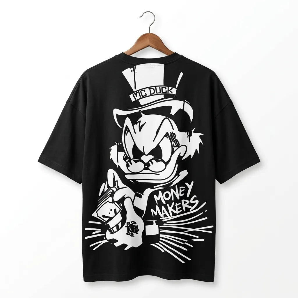 MONEY MAKERS // Signature Oversized Drop-Shoulder Tee
