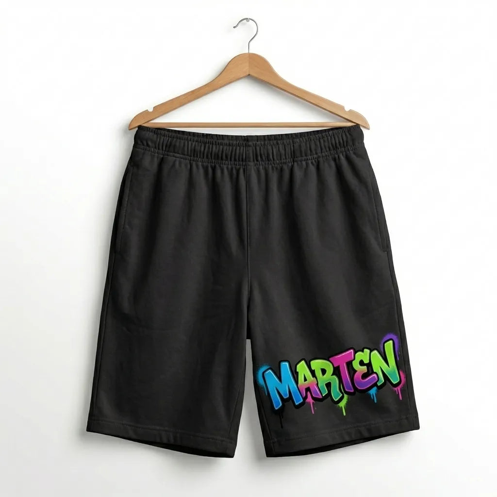 No Smash No Glory – Street Padel Graphic T-Shirt & Shorts for Kids