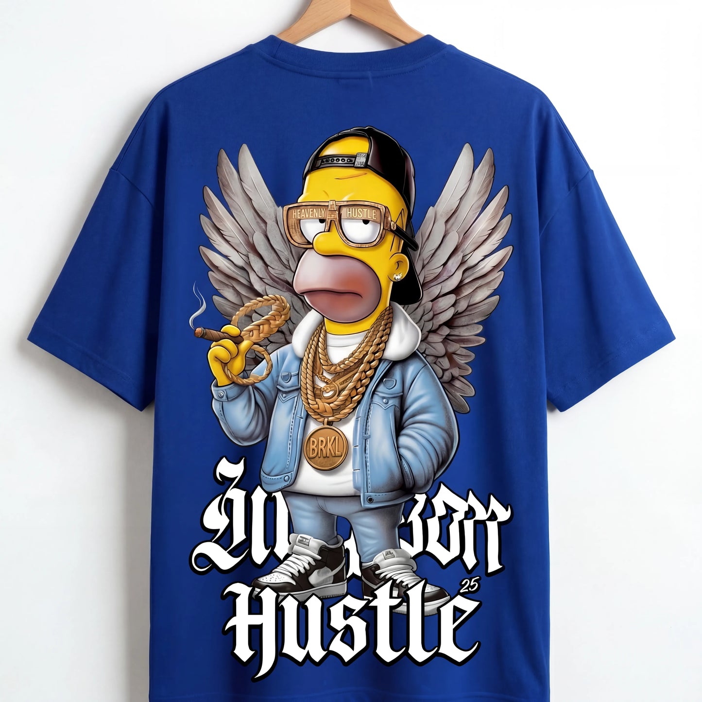 Simpson Character Graphic T-Shirt for Boys – Oversized Streetwear Tee | Marten Streetwear