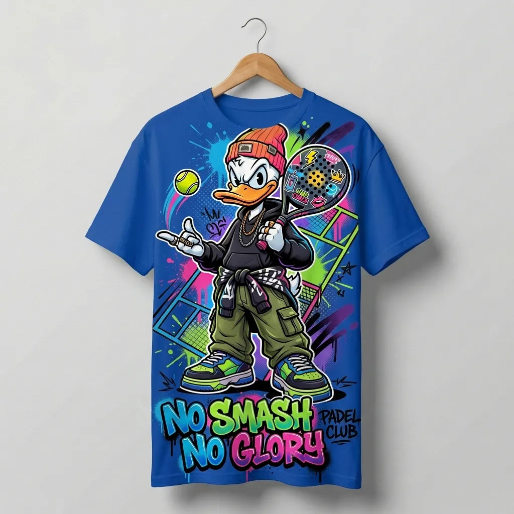 No Smash No Glory – Street Padel Graphic T-Shirt (Unisex)