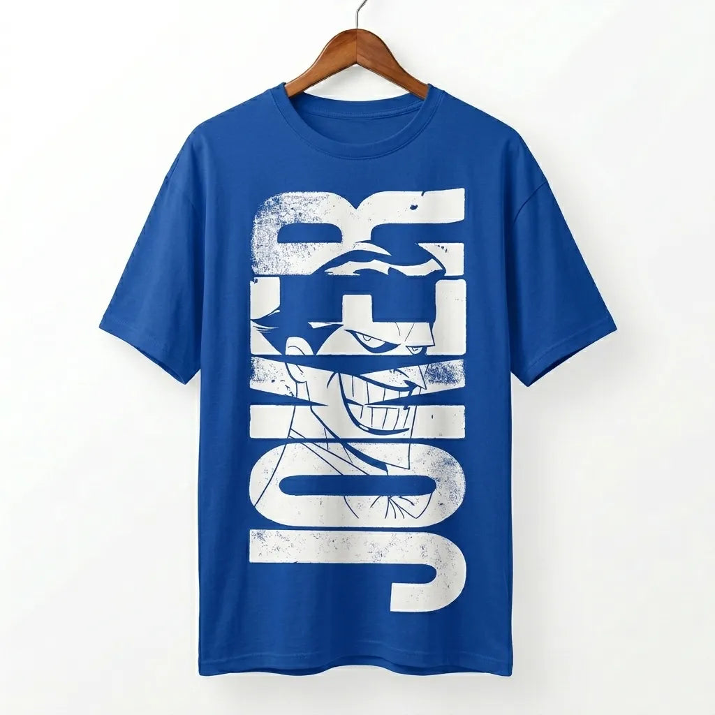 The Joker Typography Drop-Shoulder T-Shirt - Marten Streetwear