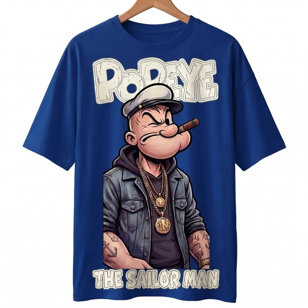 Popeye 'The Sailor Man ' Graphic Tee & Shorts for Kids