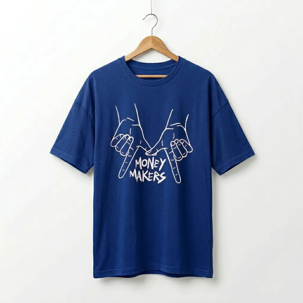 MONEY MAKERS // Signature Oversized Drop-Shoulder Tee