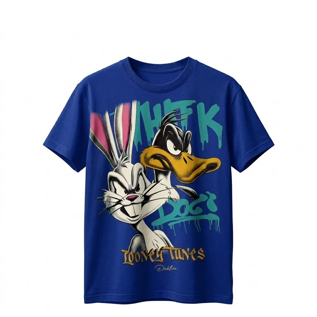 Oversized Cartoon Graphic Tee