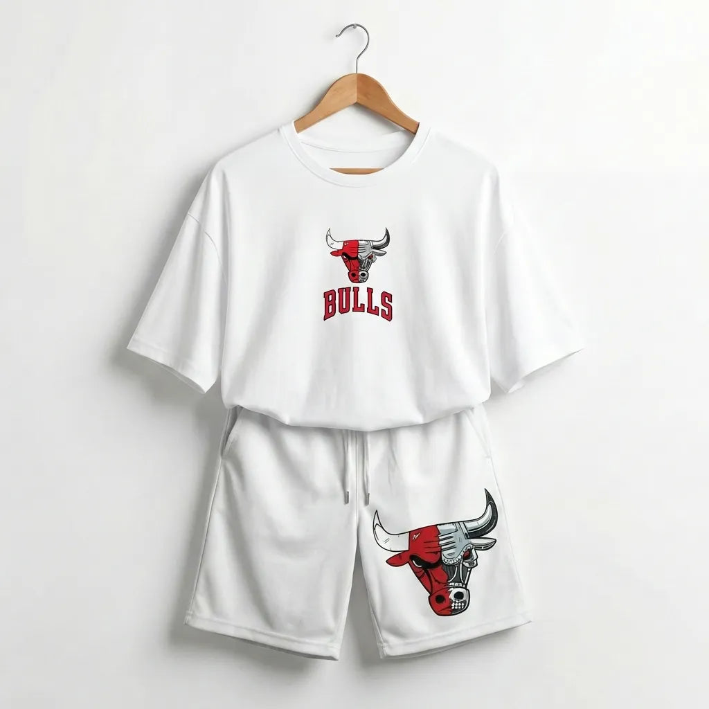 The "Bulls" Wings Edition – Kids Set with Long Shorts