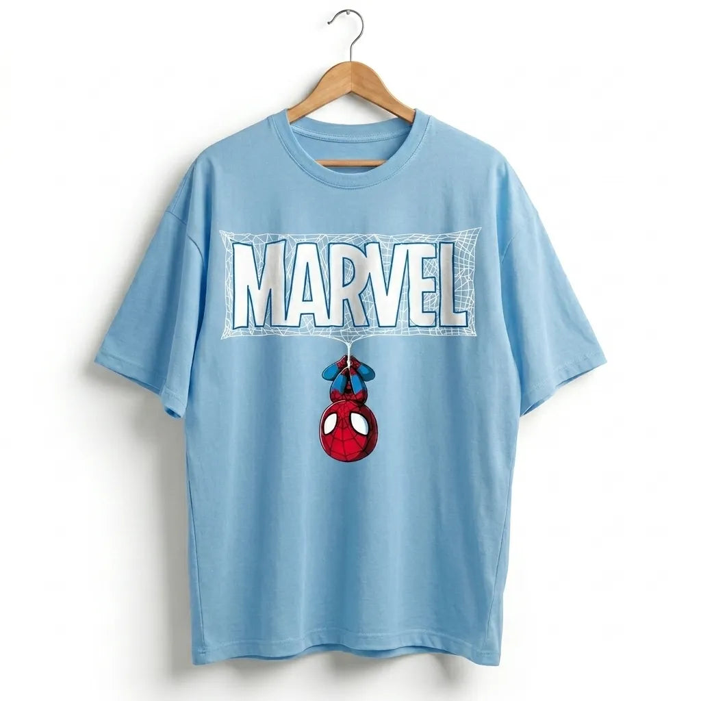 The Web-Slinger Oversized Tee – Marvel Edition