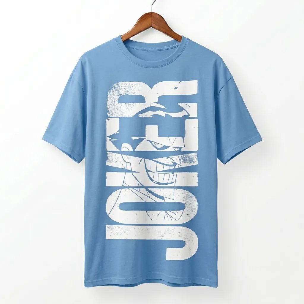 The Joker Typography Drop-Shoulder T-Shirt - Marten Streetwear