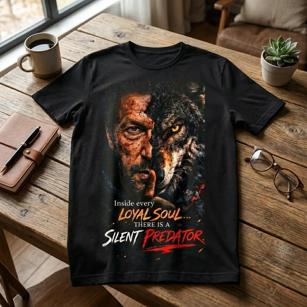 Loyal Soul Silent Predator Oversized T-Shirt – Inspired by Leadership, Courage & Resilience