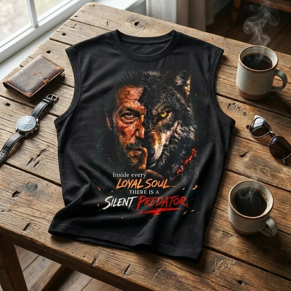 Loyal Soul Silent Predator Oversized Sleeveless T-Shirt – Inspired by Imran Khan