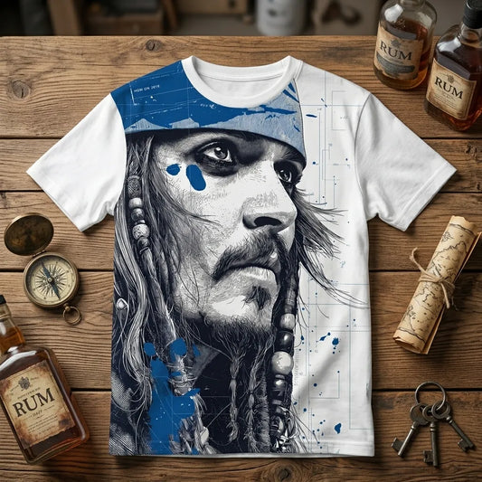 Marten "Rebel Captain" Oversized Graphic Tee
