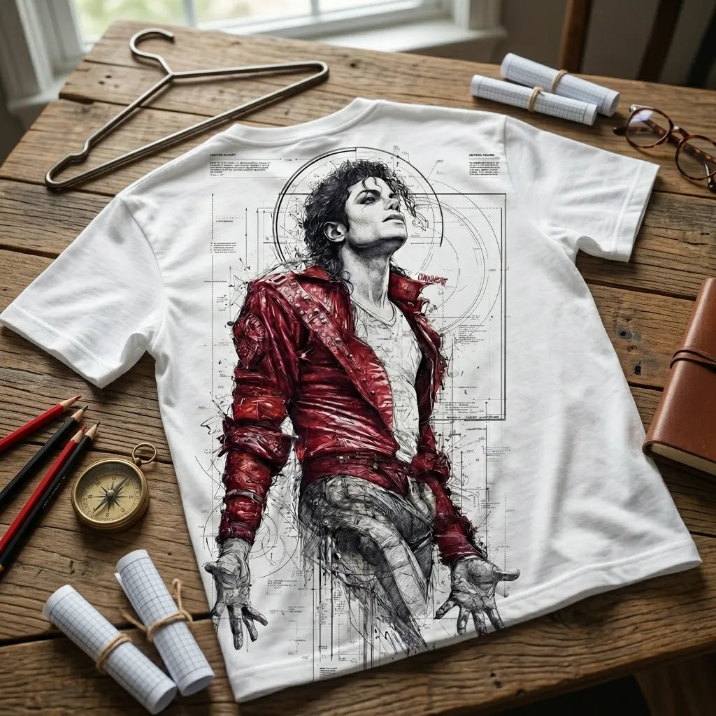 Michael Jackson Graphic Oversized T-Shirt 