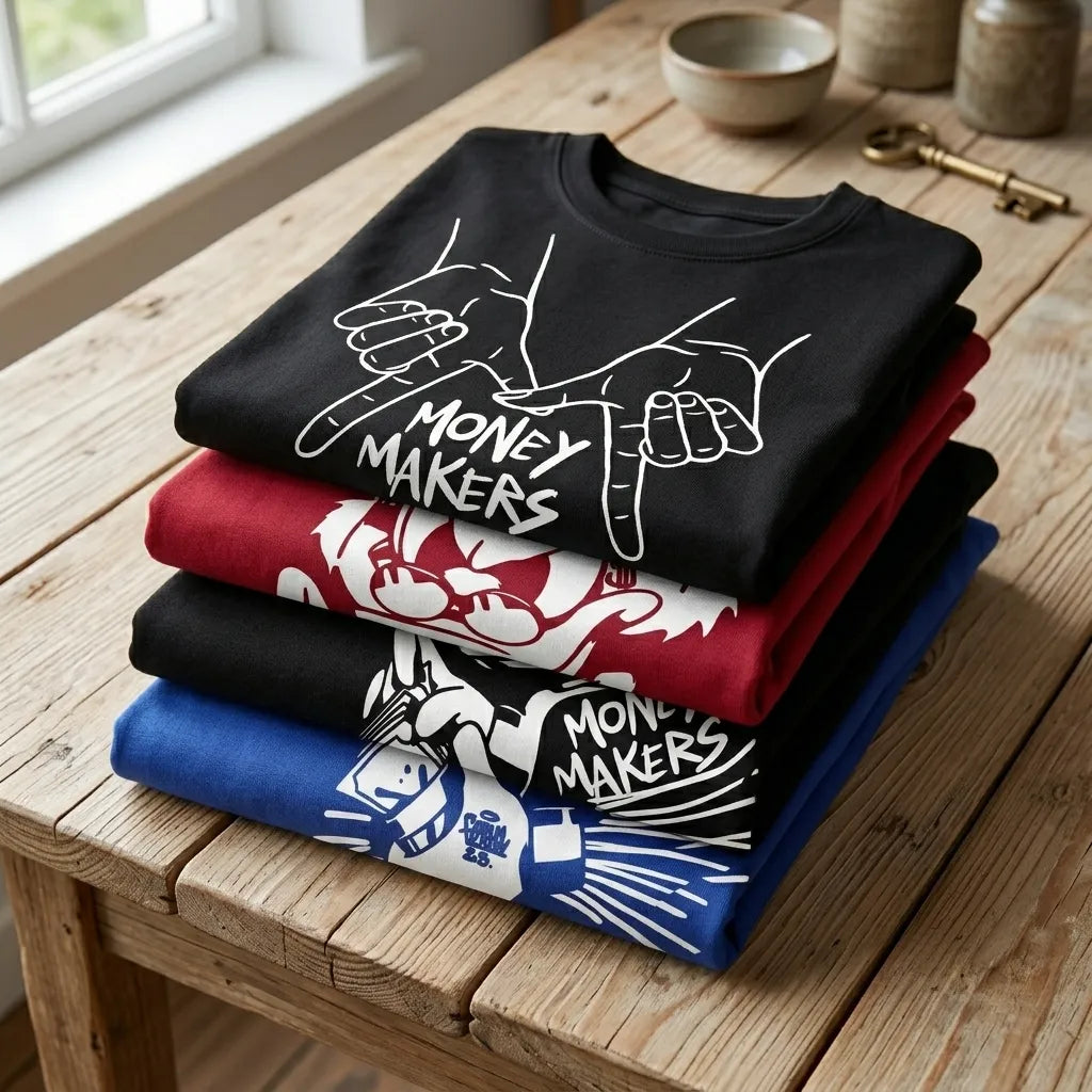 MONEY MAKERS // Signature Oversized Drop-Shoulder Tee