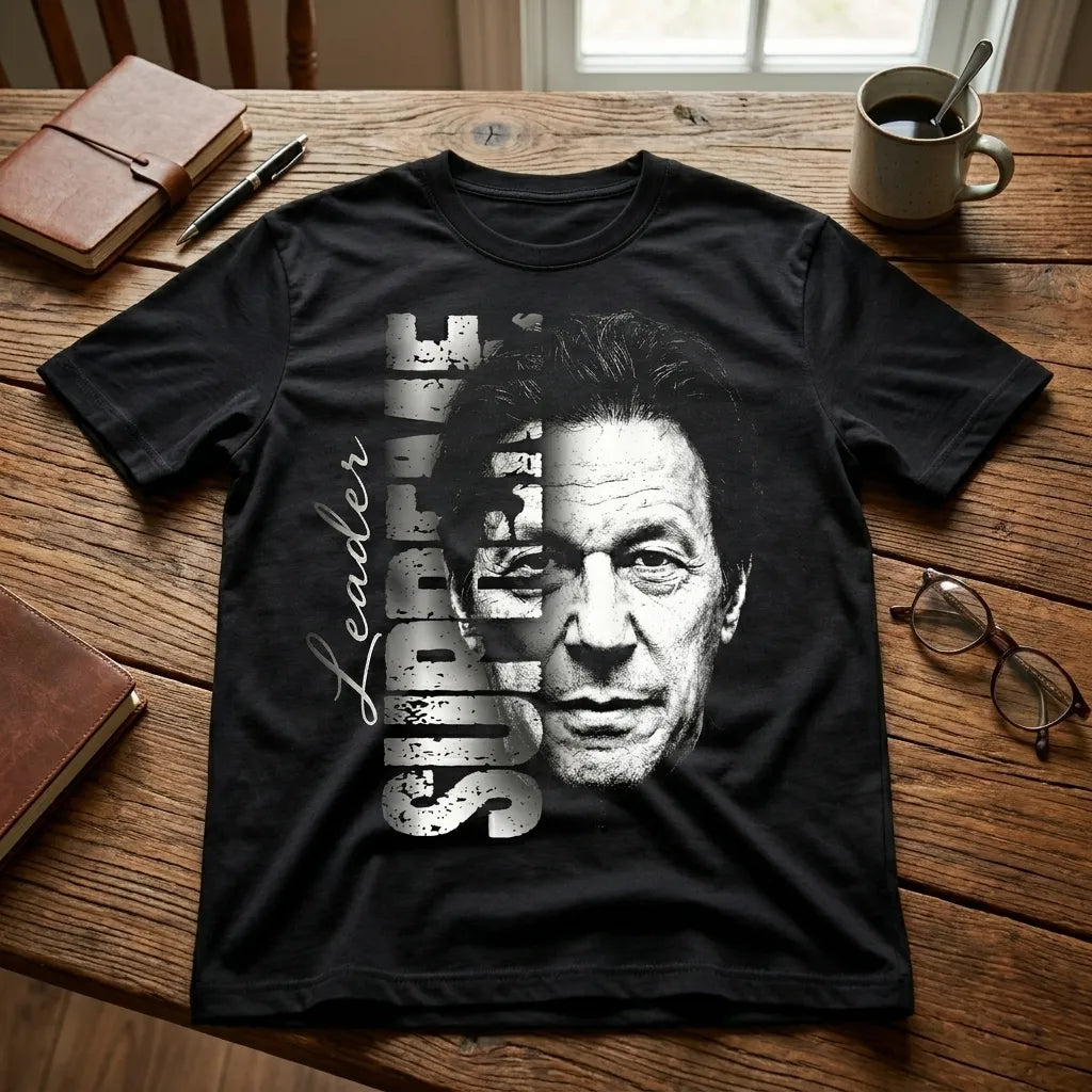 Imran Khan Leader Graphic T-Shirt – Premium Oversized Streetwear Tee
