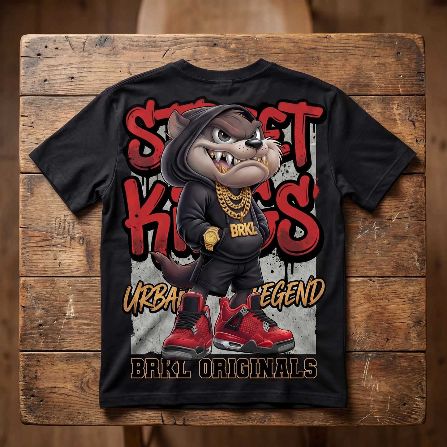 STREET KINGS Graphic Oversized T-Shirt – Urban Legend Edition