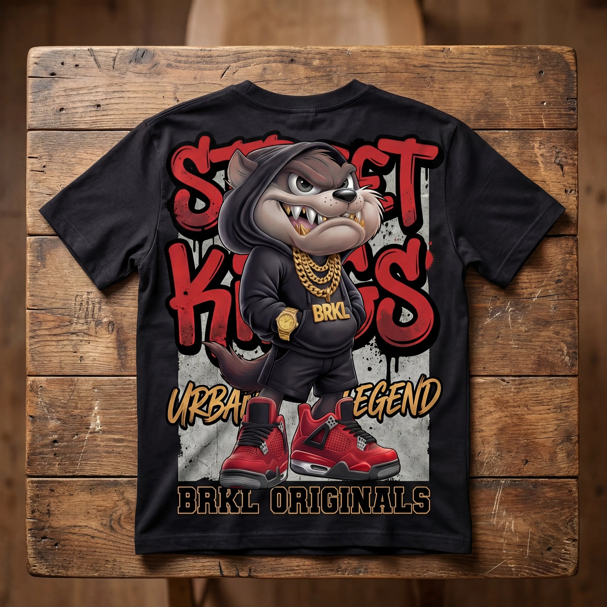 STREET KINGS Graphic Oversized T-Shirt – Urban Legend Edition