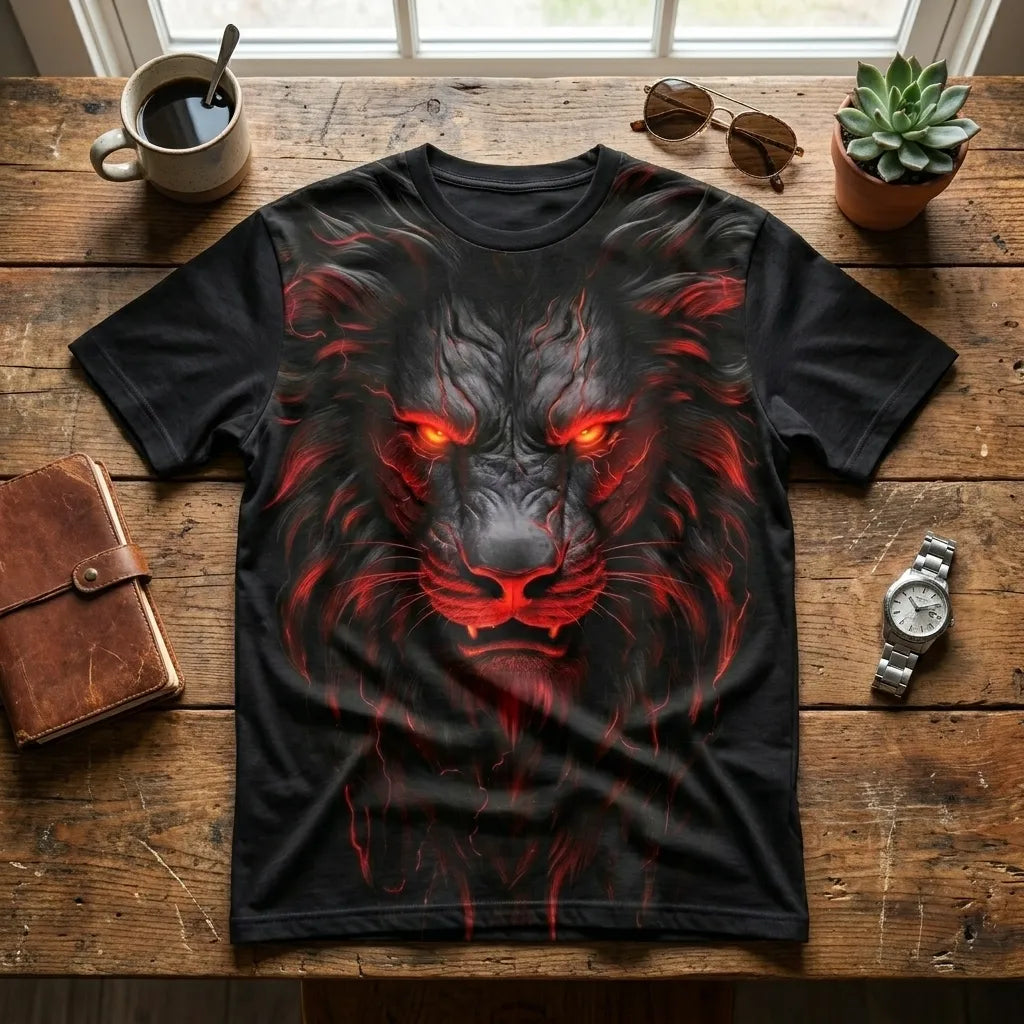 The Red Beast: Oversized Graphic Tee | Marten Streetwear