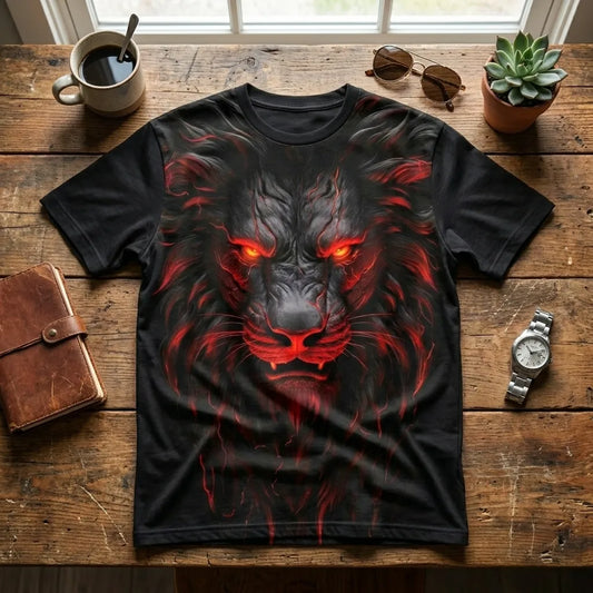 The Red Beast: Oversized Graphic Tee | Marten Streetwear