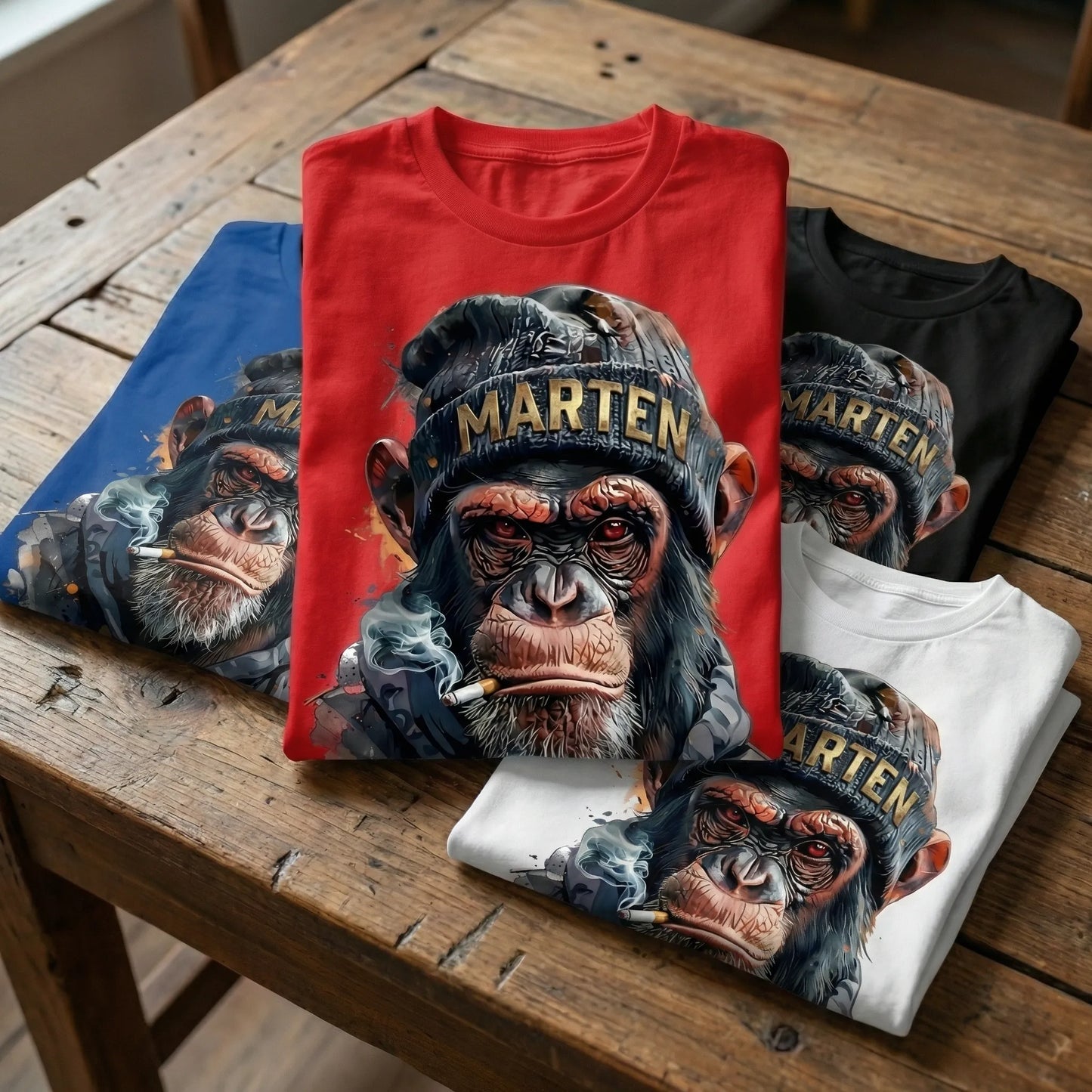 MARTEN “Primal Alpha” Oversized Drop-Shoulder Tee