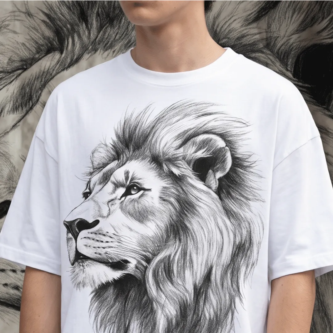 Lion Legacy Oversized Streetwear T-Shirt