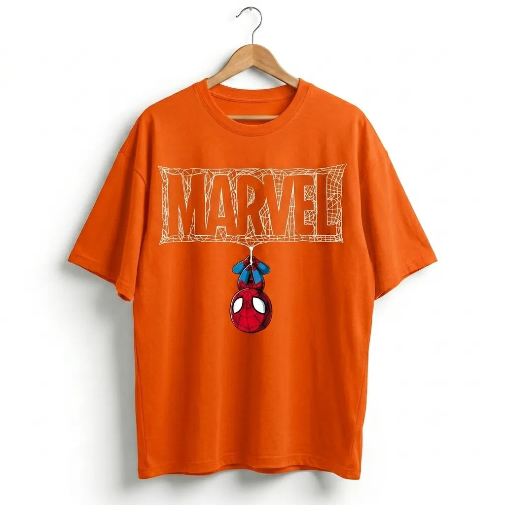 The Web-Slinger Oversized Tee – Marvel Edition