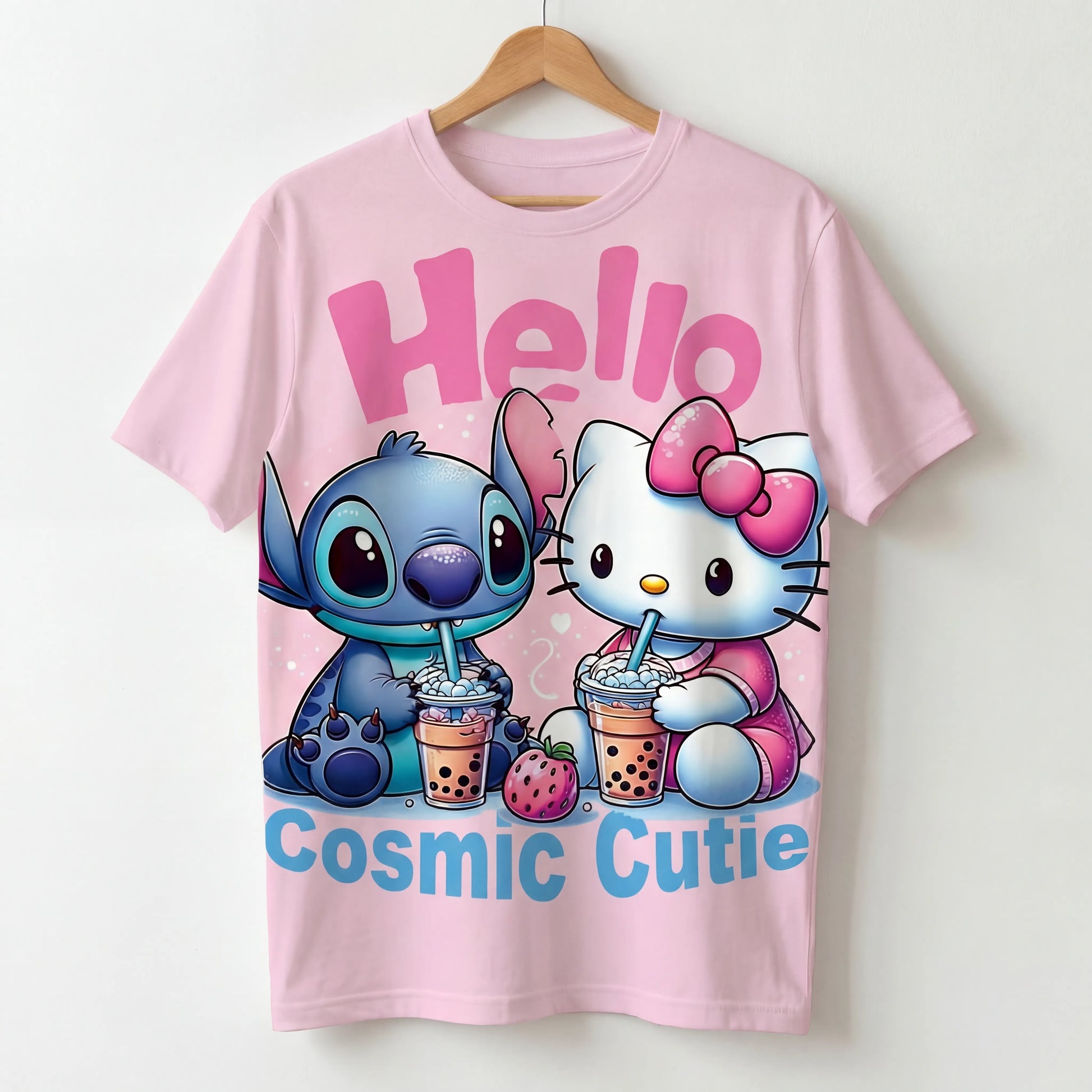 Hello Kitty Character Graphic T-Shirt for Girls