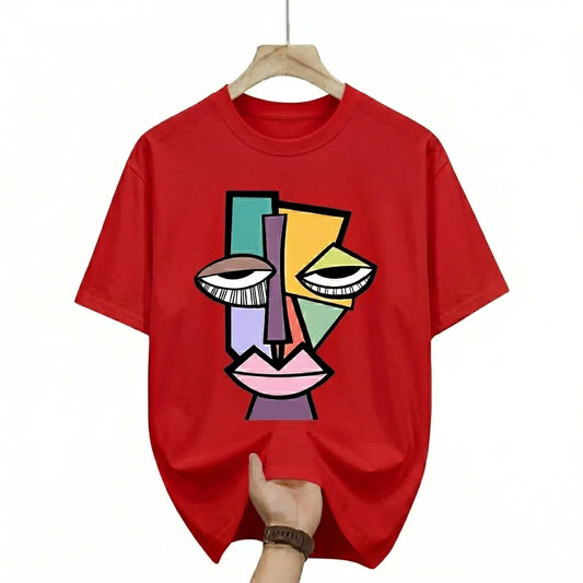 "THE EXPRESSIONIST" Oversized Tee – Vivid Orange | Marten Streetwear PK