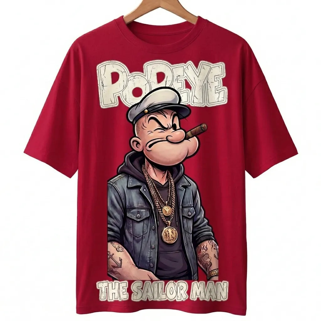 Popeye 'The Sailor Man ' Graphic Tee & Shorts for Kids