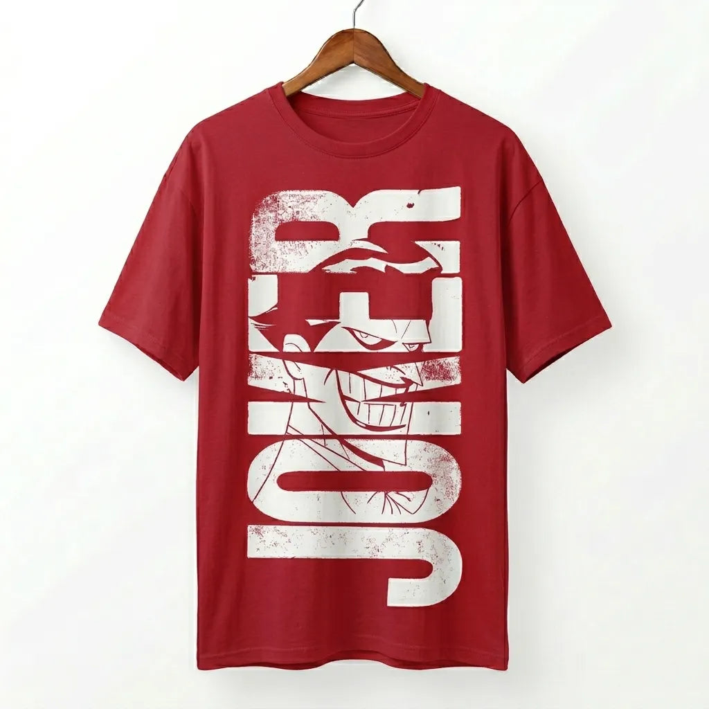 The Joker Typography Drop-Shoulder T-Shirt - Marten Streetwear