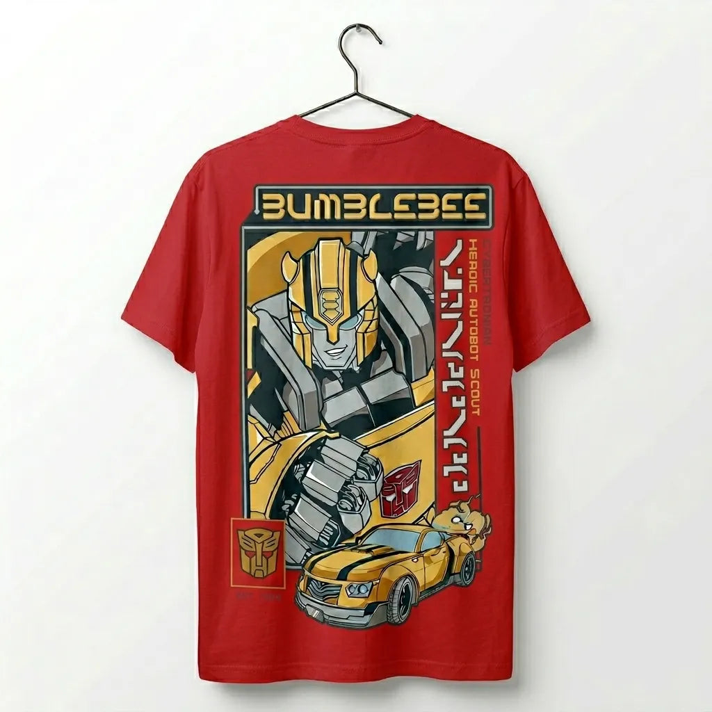 Bumblebee "Heroic Autobot Scout" Oversized Drop Shoulder T-Shirt