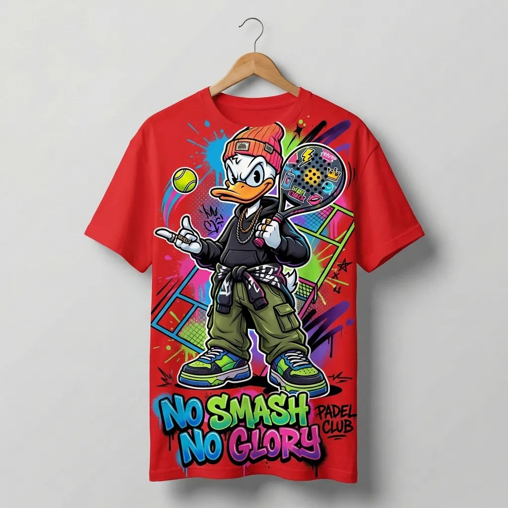 No Smash No Glory – Street Padel Graphic T-Shirt (Unisex)