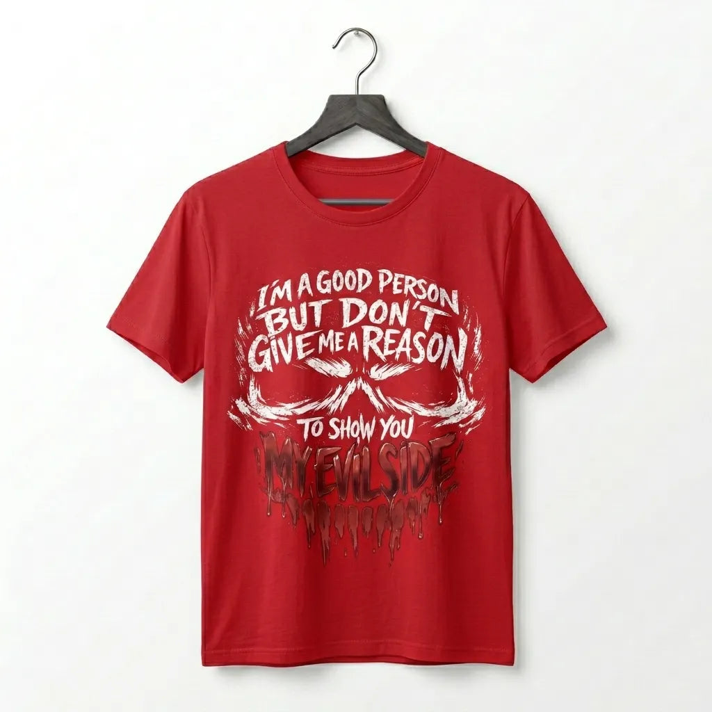 "The Evil Side" Premium Graphic Tee – Marten Streetwear