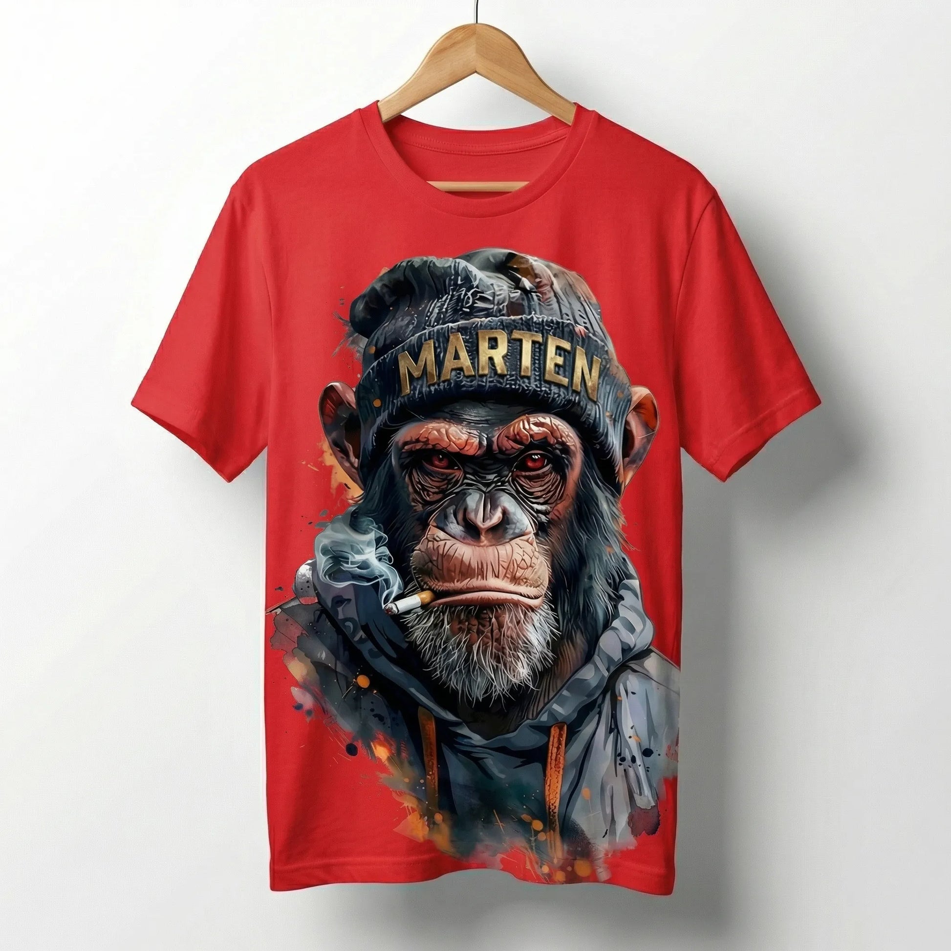 MARTEN “Primal Alpha” Oversized Drop-Shoulder Tee