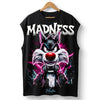 Madness Wolf Graphic Oversized Sleeveless T-Shirt 