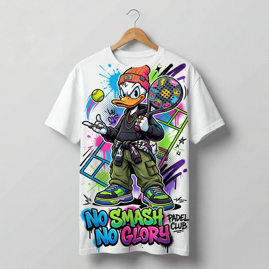 No Smash No Glory – Street Padel Graphic T-Shirt (Unisex)